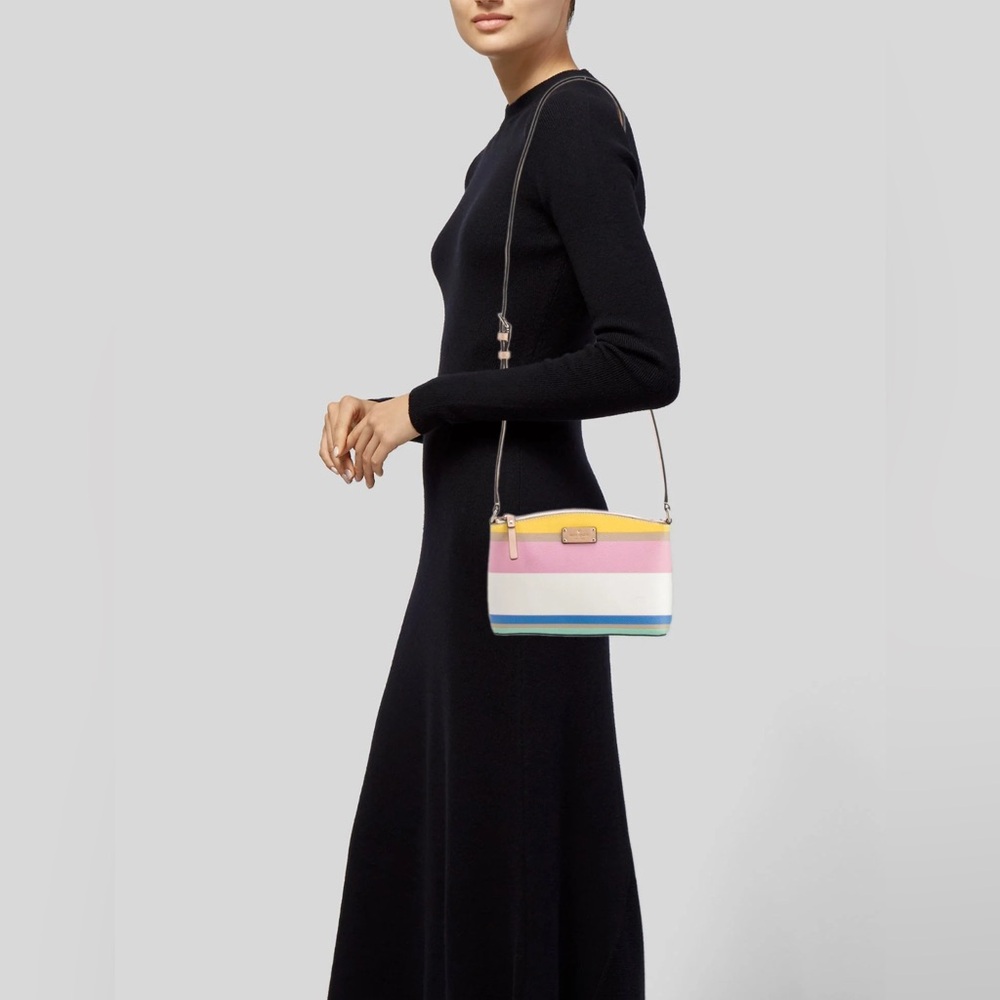 Kate Spade | Multi colored striped crossbody | Very Good Condition